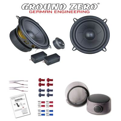 Ground Zero Auto Lautsprecher 13cm Kompo 280 Watt für Renault Twingo I 2008-2014