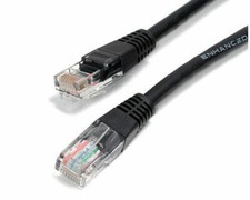 25ft - CAT6 Ethernet Network LAN Router Patch Cable Cord Wire 550 MHz RJ45 Black