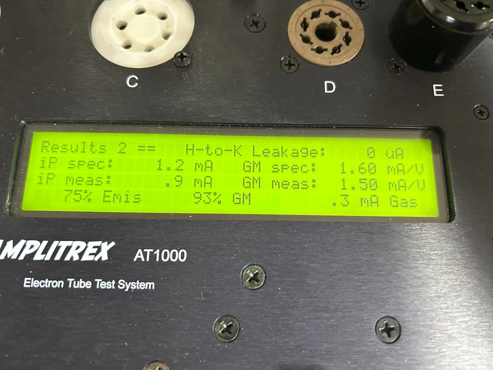 Tubo Mullard 6EU7 - Alto Mu - Doble Triodo - Amplitrex Probado Foto 4 de 4