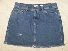 Women's Calvin Klein 16" 5 Pocket Distressed Denim Skirt - Size 9