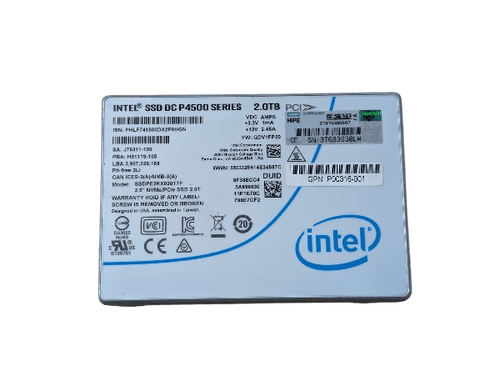 Intel SSD 2TB SSDPE2KX020T7F DC P4500 2,5" NVMe U.2