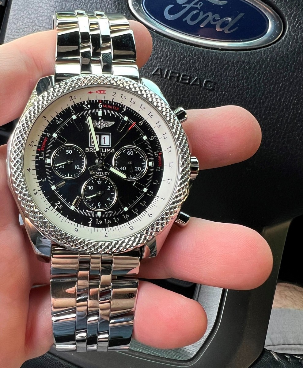 Breitling For Bentley Motors Chronograph A44364 Stainless Steel  