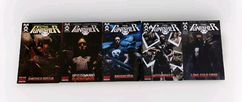Marvel The Punisher MAX Garth Ennis Steve Dillon + Lote Colección Varios Títulos Foto 3 de 4