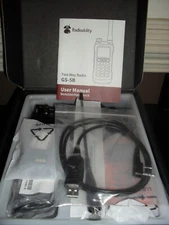 Radioddity GS-5B  Handheld Ham Radio Dual Band Long Range Two Way Rainproof USB 