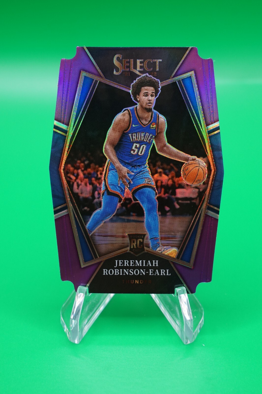 2021-22 Select Base Premier Level Purple Die-Cut /99 Jeremiah Robinson-Earl CV8