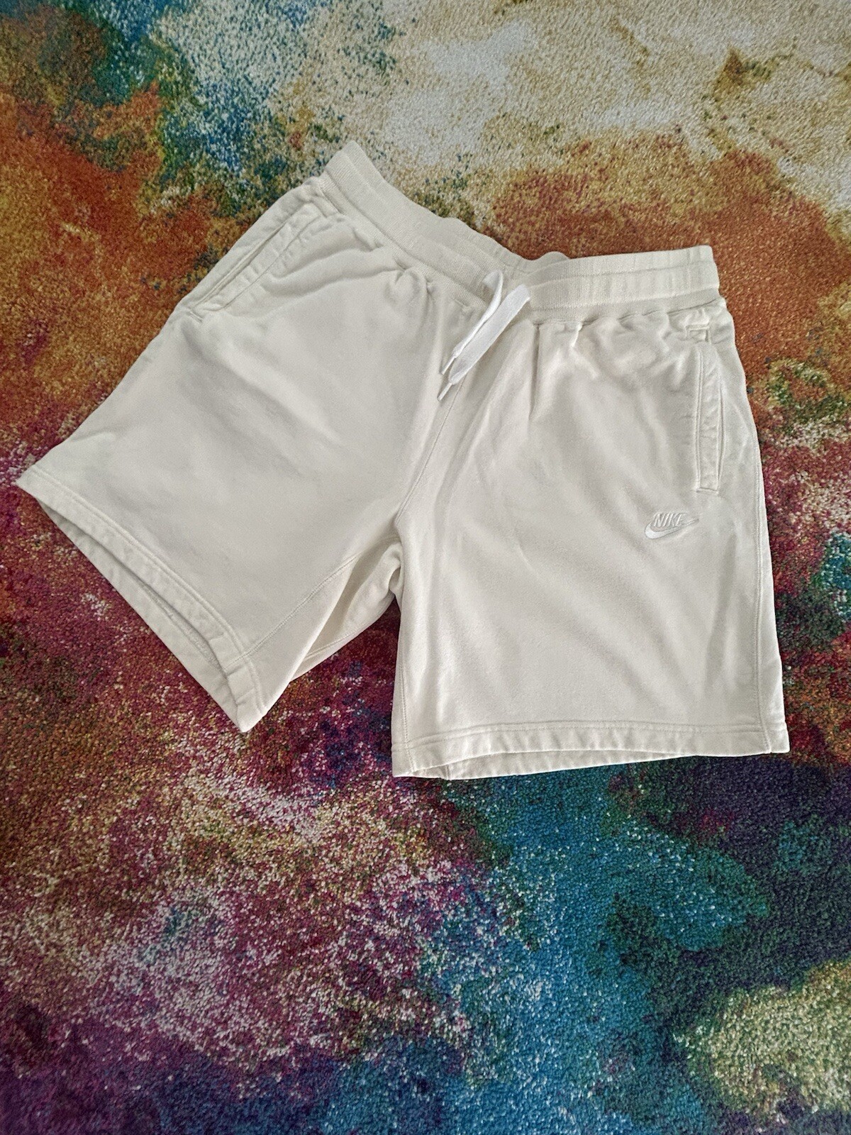 OFF WHITE X NIKE Pantaloncini della felpa Nike Bone taglia XXL