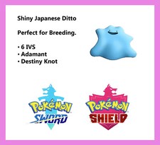 Pokemon Sword & Shield - Japanese Shiny Ditto Perfect for Breeding with 6IV