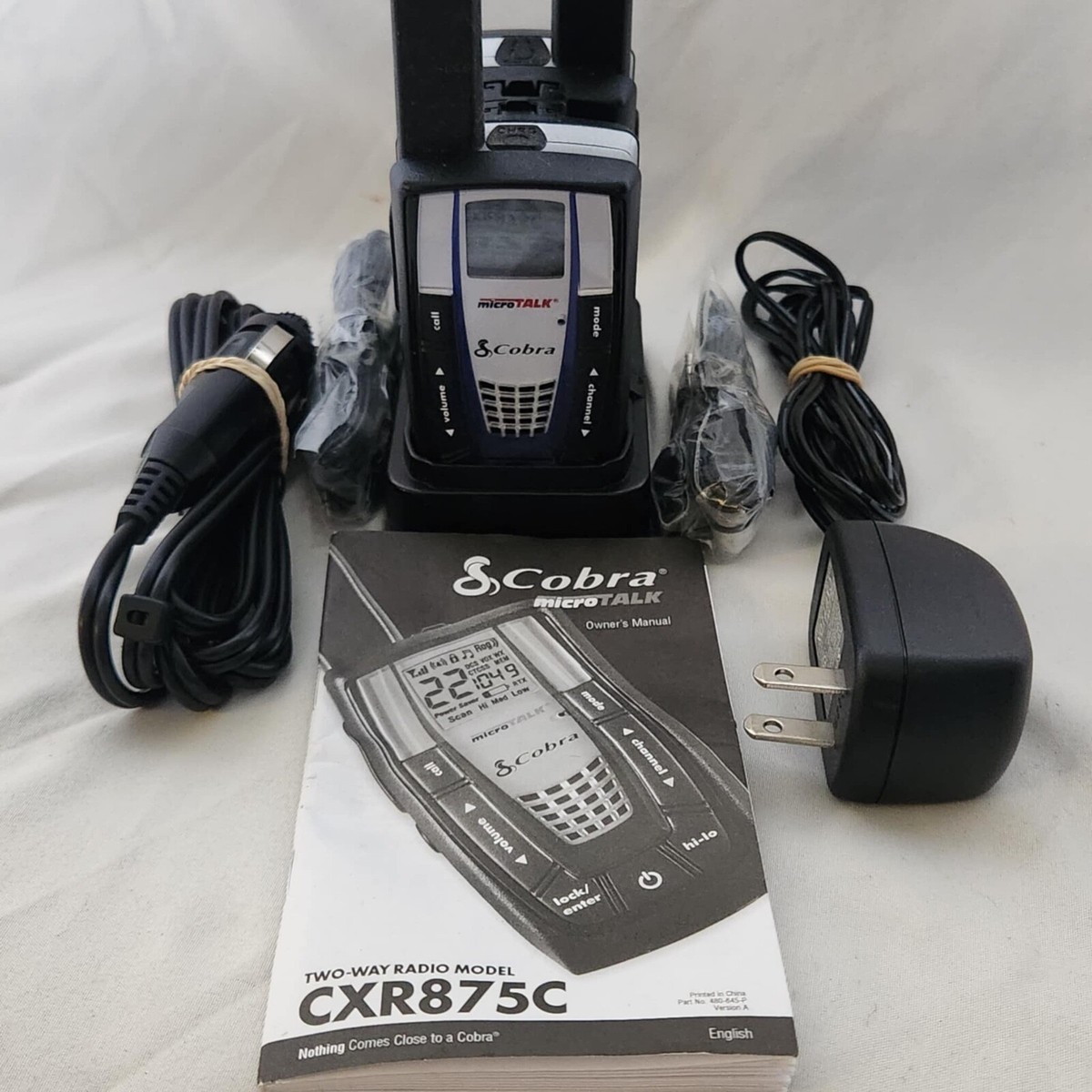 Cobra Microtalk 2 Way Radios. Model:CXR875C.Tested | eBay