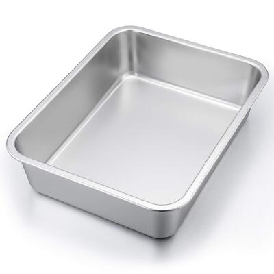 Lasagna Rectangular Cake Pan,Roaster Pasta Baking Cookie Sheet Pan 12.7 x10 x3.2