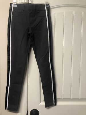 Liverpool Women Knit Leggings Pull On Pants Magnet Grey Size