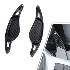For BMW Carbon Fiber Steering Wheel Paddle Shifter Shift Extension Accessories