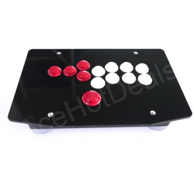 RAC-J502B Leverless Hitbox-Style Fightstick � All Button Controller for PC