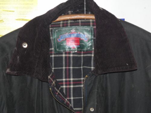 Miller & Simons Waxed Rain Coat Classic Style Made In England Mens XXL - Picture 2 of 13