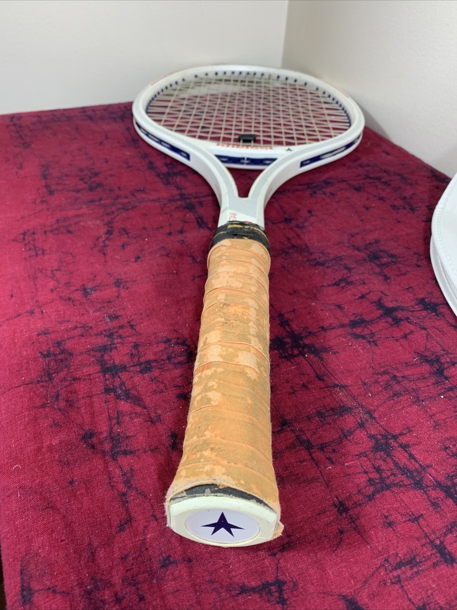Kneissl Vintage White Star Graphite Mid Tennis Racquet With Cover