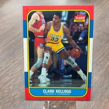 1986-87 Fleer Set Break Clark Kellogg #58 *Lakers* NR-MINT