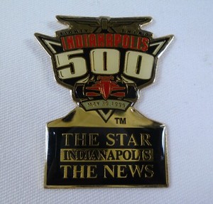 1997 Indianapolis 500 Event The Star & The News Sponsors Collector Pin