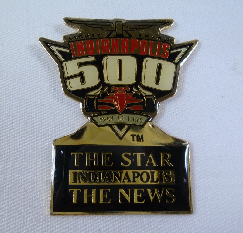 1997 Indianapolis 500 Event The Star & The News Sponsors Collector Pin