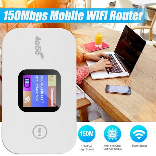 4G LTE WiFi Router Wireless Hotspot 150 Mbit/s WLAN Router LCD Mobiler Breitband