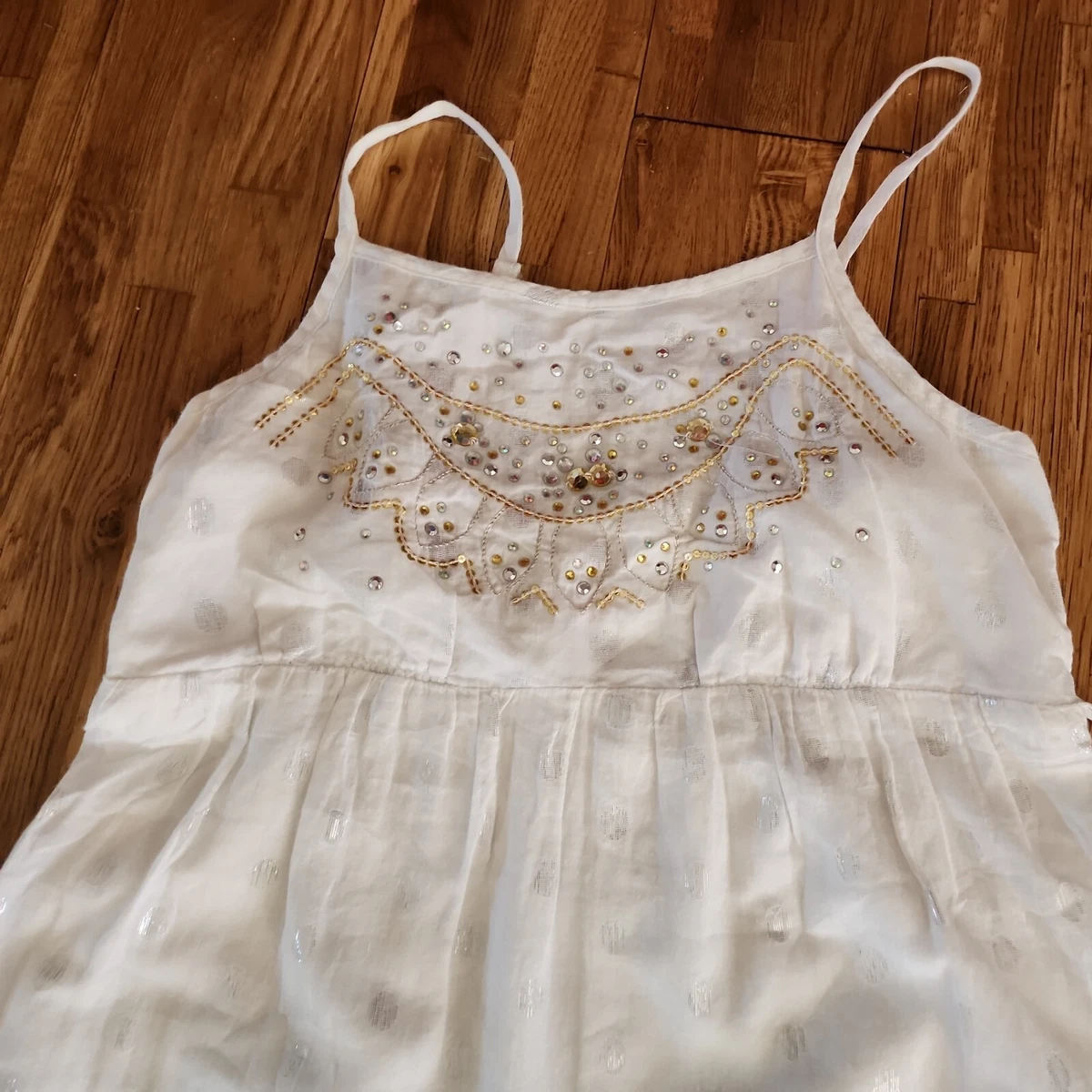 Girls JUSTICE Size 14 sparkle Sundress Easter summer eBay
