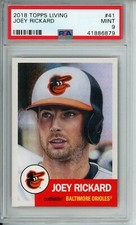 PSA 9 2018 Topps Living Set JOEY RICKARD #41 Mint