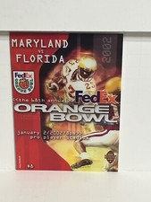 College Football Maryland vs Florida 68th Orange Bowl 2002 Continental B9