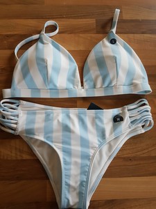 hollister striped bikini