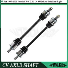 2x Rear CV Joint Axle Shaft Assembly Fits Honda CR-V EX LX SE 4WD 2.0L 1997-2001