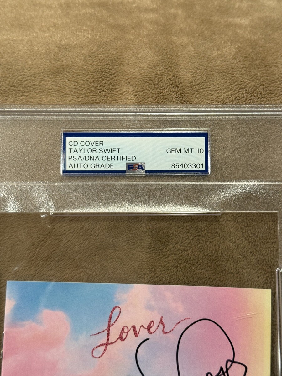 Taylor Swift Lover Signed CD Insert Autographed Authentic PSA GEM