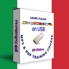 Learn To Speak fluent Italian Language USB Course, MP3 & PDF, language of Italy