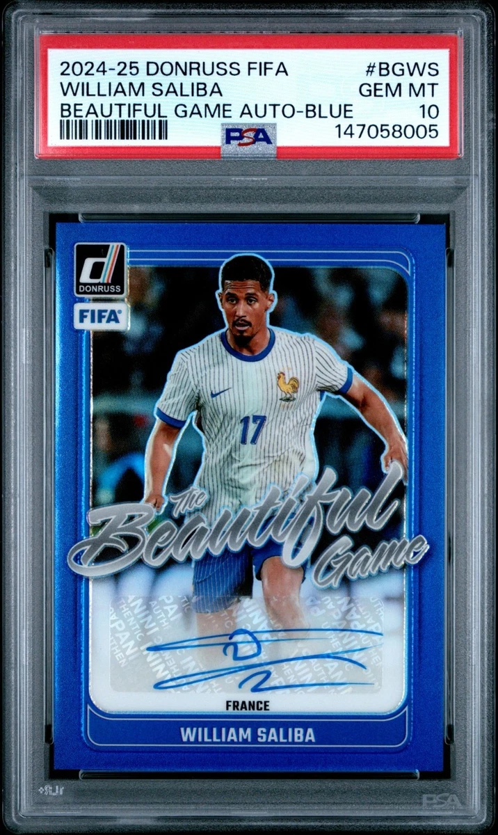 99シリ サリバ 直筆サイン Panini donruss saliba 【公式通販】