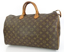 Authentic LOUIS VUITTON Speedy 40 Monogram Boston Handbag Purse 64380
