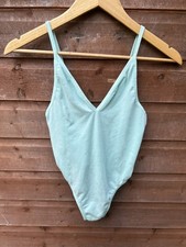 TALA Adora Bodysuit Size Small S Mint Green Italian Recycled Materials - New