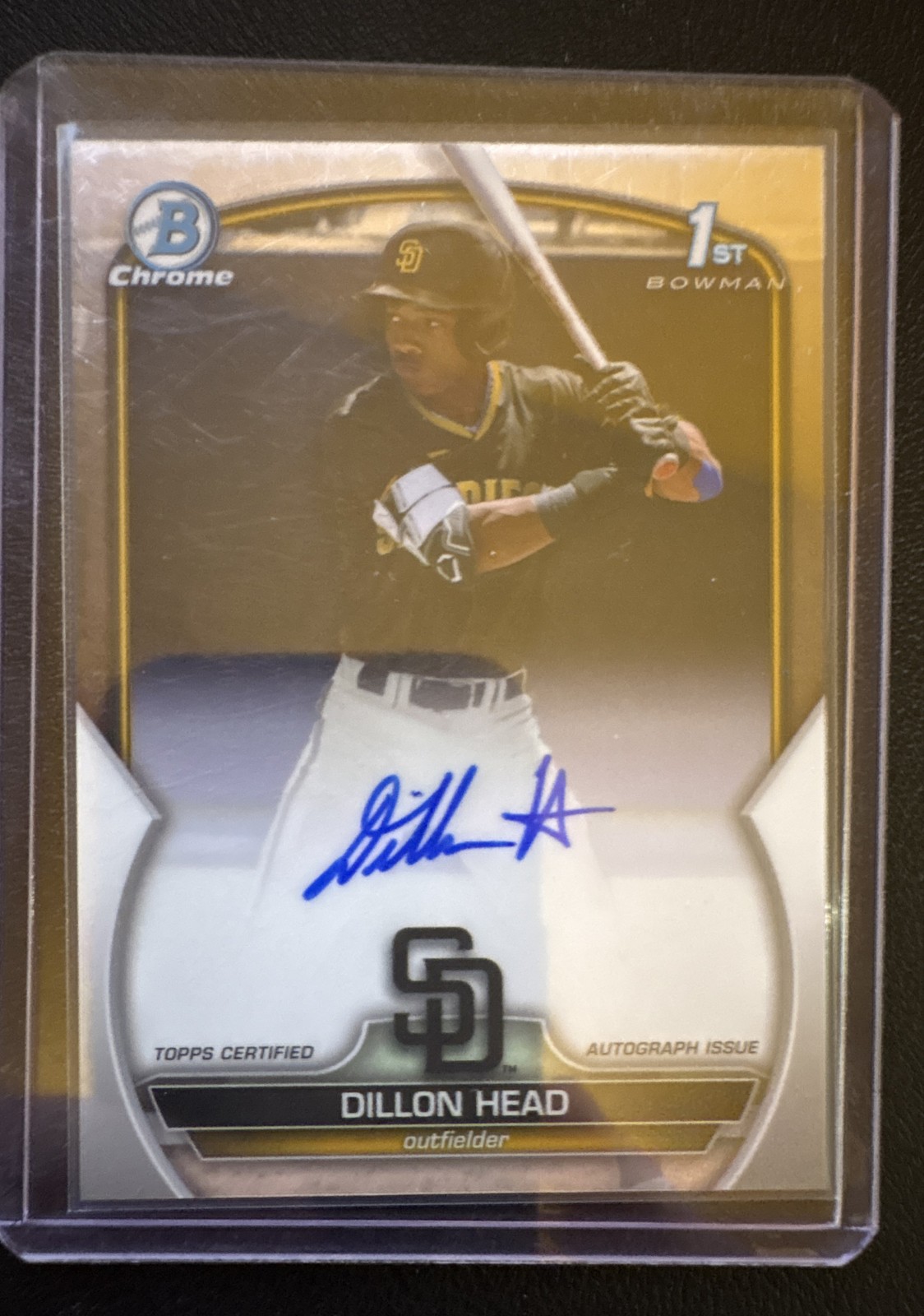 2023 Bowman Draft - Chrome Prospect Autographs Dillon Head #CDA-DHE (AU, RC)