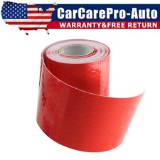 Car Safety Warning Reflective Tape 10Ft Truck Conspicuity Tape Film Sticker Red