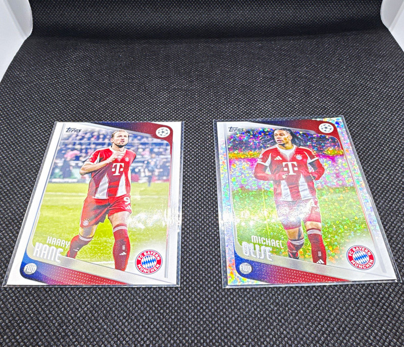 Topps UEFA Champions League Bayern München 2024-25 2-Card Lot Kane Olise