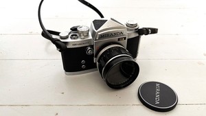 Miranda Sensomat RE vintage 35mm camera with case + 1:2.8 50mm lens