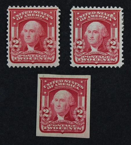 CKStamps: US Stamps Collection Scott#319 320 2c Washington Mint H OG