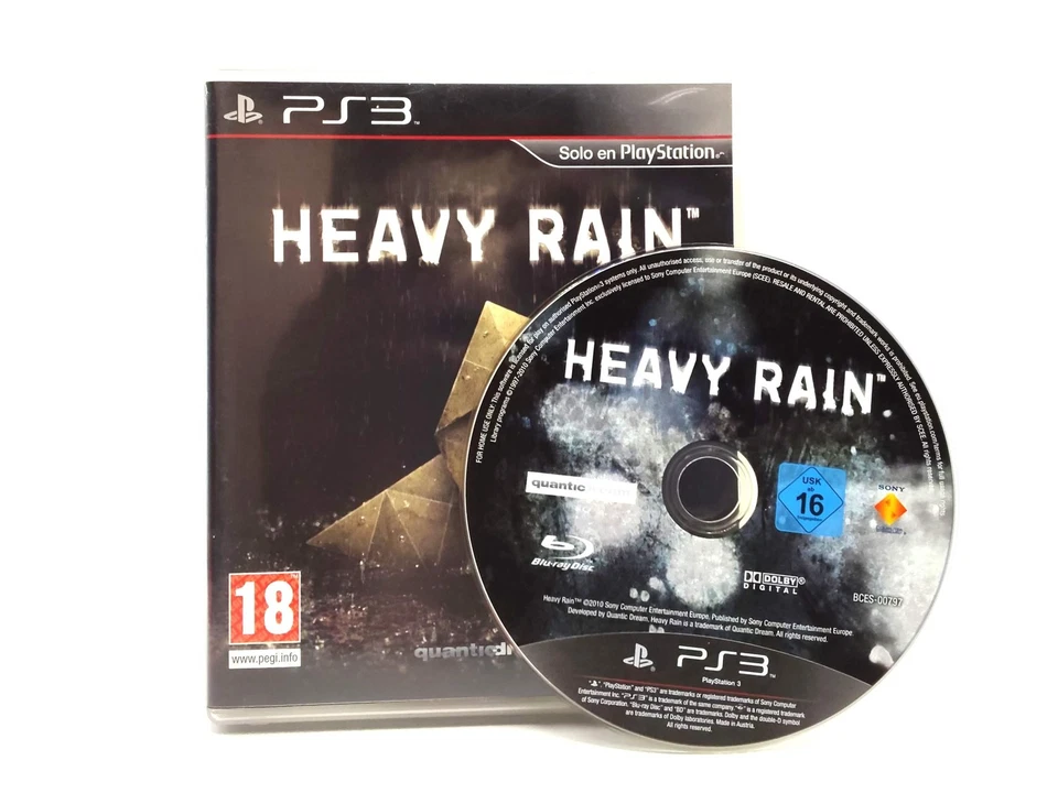 HEAVY RAIN Sony Playstation 3 PS3 Play3 PAL-España Complete, foto 1 de 4
