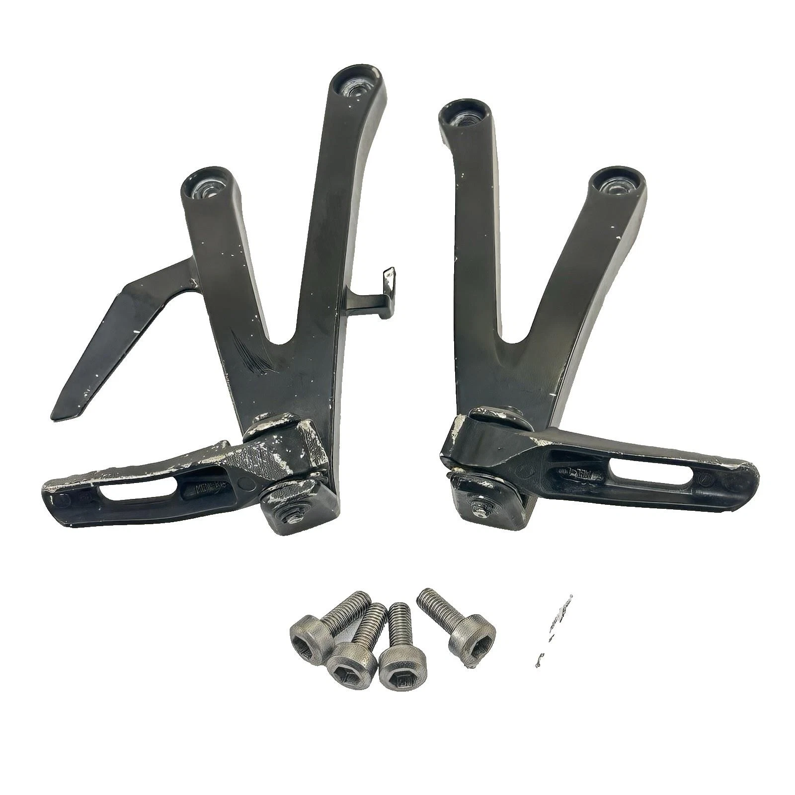 2007 - 2012 Honda CBR600RR Reposapiés Pasajero Traseros Izq Der Set