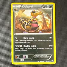 pokemon card Krokorok 57/106 XY Regular Uncommon EN 2014 HP 90 Stage 1