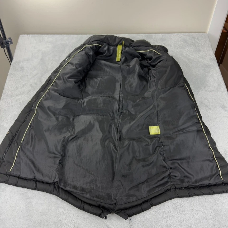 Chaqueta acolchada larga negra pluma 20 % plumón Soia & Kyo para mujer talla XS 80 % sin capucha Foto 4 de 4