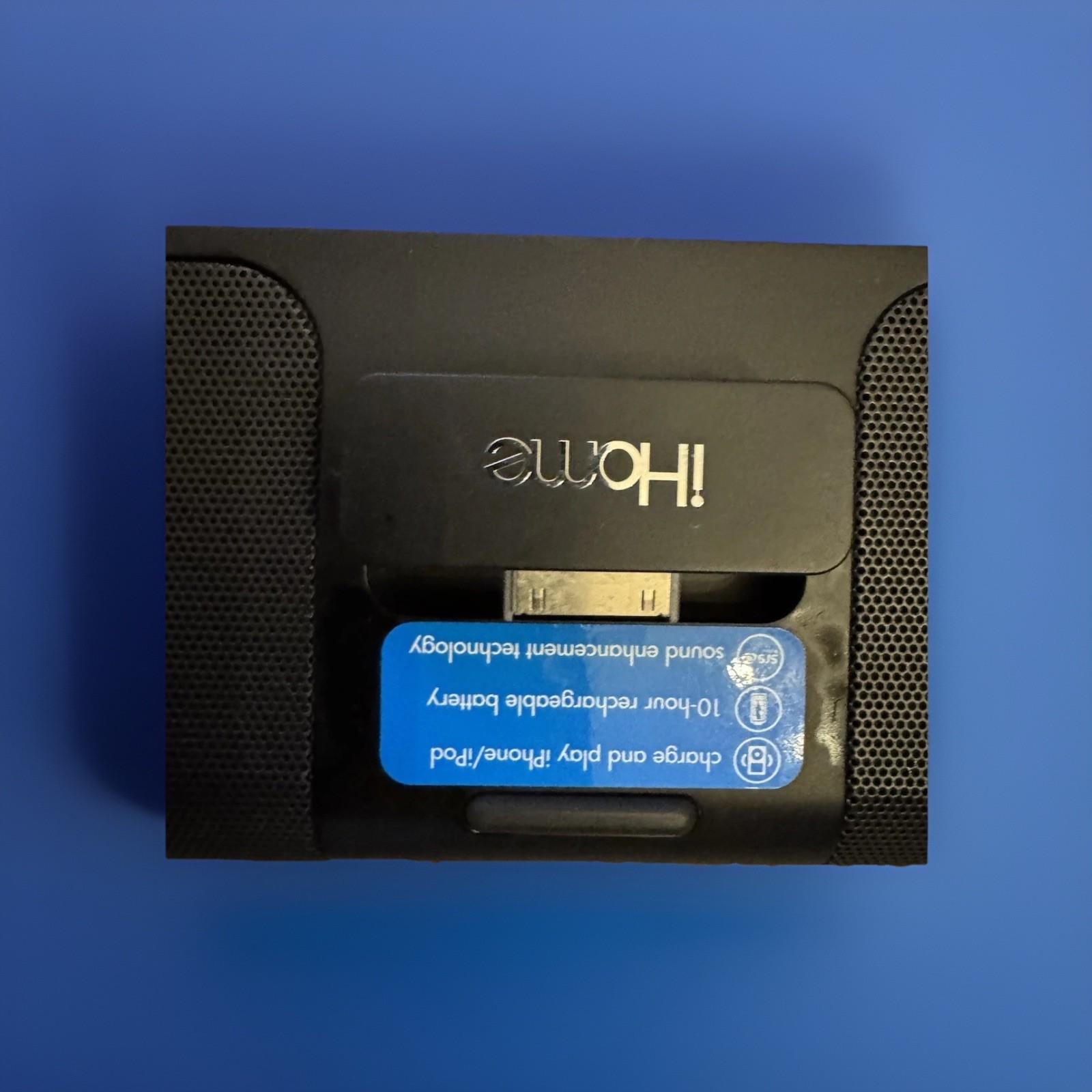 iHome iP46 Portable Rechargeable Speaker System Dock for iPhone and iPod