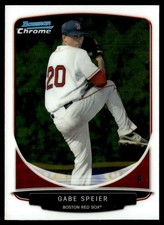 2013 Bowman Draft Picks & Prospects Chrome Gabe Speier Boston Red Sox #BDPP98