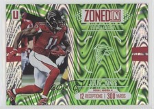 2017 Panini Unparalleled Zoned In Lime Green Swirlorama 47/199 Julio Jones 2m4