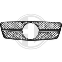Diederichs KüHlergitter FüR Mercedes-Benz CLK C208 A208 GläNzend Schwarz