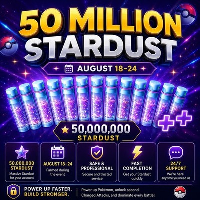 Pokémon GO 50 Millionen Sternenstaub Event Bundle