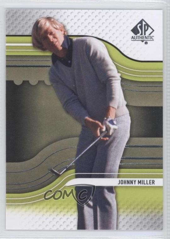 2012 SP Authentic Johnny Miller #7 0w8