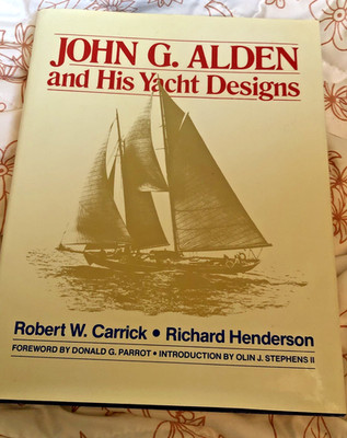 Vintage Sailboat John G. Alden and His Yacht Designs BIG! Hardcover Book Photos