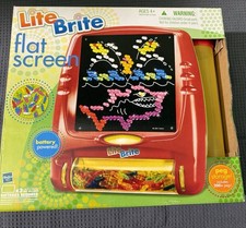 Lite Brite Flat Screen Battery Powered HASBRO  2006 Vintage Light Bulb EUC