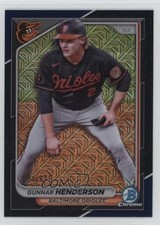 2024 Bowman Mega Box Chrome Navy Mojo Refractor 94/175 Gunnar Henderson #49 14dq